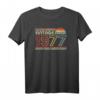 1977 Shirt. Geburtstag Jahrgang T-Shirt. Retro Vintage Tee – Perfektes Geburtstagsgeschenk für Männer und Frauen