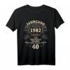 HapOwl Geschenk für Mann - Mythos Legende Jahrgang 1982 T-Shirt | Vintage Geburtstagspresent für Vater, Opa & Onkel