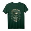 HapOwl Geschenk für Mann - Mythos Legende Jahrgang 1982 T-Shirt | Vintage Geburtstagspresent für Vater, Opa & Onkel