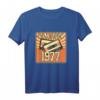 43. Geburtstagsgeschenk Klassische Kassette Jahrgang 1977 T-Shirt – Vintage Design für Retro-Feiern & Geburtstagsgeschenke