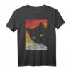 Katze Shirt. Jahrgang Cat T-Shirt im Retro Vintage Stil – Süßes Katzen Mama oder Papa Shirt für Männer und Frauen