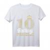 Kinder 10. Geburtstag Mädchen Geschenk - Prinzessin Jahrgang 2013 Süßes T-Shirt mit Krone für Geburtstagsfeier & Party