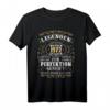 1972 Legenden Wurden 1972 Geboren Geburtstag Jahrgang 1972 T-Shirt – Lustiges Geschenk & Partydeko für den 50. Geburtstag Mann & Frau