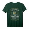 1972 Legenden Wurden 1972 Geboren Geburtstag Jahrgang 1972 T-Shirt – Lustiges Geschenk & Partydeko für den 50. Geburtstag Mann & Frau