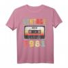 1981 Geschenk T Shirt - Vintage Retro Geburtstag T-Shirt für den Jahrgang 1981, perfekt für Jubiläum und Nostalgie-Fans