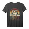Retro Kassetten Tape Jahrgang 1977 - Vintage Musik T-Shirt für Geburtstagskinder, Männer und Frauen, perfekt als Geschenk oder für den Alltag