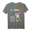 30. Geburtstag T-Shirt für Mann Jahrgang 1990 – Lustiges Einhorn Geschenk & Party Deko für den besonderen Tag