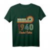 Herren 1940 Jahrgang Baujahr 1940 T-Shirt - Legendär seit 1940, ideales Geschenk zum Geburtstag und Jubiläum