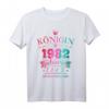 Geburtsjahr 1982 Königin Zur Perfektion Gereift Geburtstag T-Shirt – Vintage Design für Frauen, perfekt als Geschenk zum 1982 Geburtstag