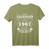 1967 Geburtstag - Legendär seit 1967 - Geburt einer Legende T-Shirt für Jubiläen und Geburtstagsfeiern