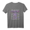 Witziges 61. Geburtstag T-Shirt für Damen – Originelles Geschenk für Frauen Jahrgang 1960 mit Spruch, Herz-Brille und Regenbogen-Design