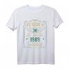 30. Geburtstag T-Shirt - Lustiges Jahrgang 1989 Geschenk für Männer und Frauen für Feiern & Party