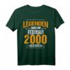 Legenden Sind Im Februar 2000 Geboren - Witziges Vintage Geburtstag T-Shirt für Männer und Frauen, Originelles Geschenk zum Geburtstag