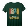 46. Geburtstag Shirt Jahrgang 1978 Vintage Oldtimer Geschenk – Lustiges Last Minute T-Shirt für Männer, Väter, Opas & Freunde