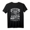Herren Geburtstags T-Shirt 1958 – Lustiges Jahrgangsgeschenk zum 65. Geburtstag