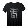 62. Geburtstag Original Vintage T-Shirt Jahrgang 1961 – Lustiges Geschenk für Männer und Frauen, Jungen und Mädchen