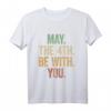 Kinder 4. Geburtstag Mai - May the 4th be w with you T-Shirt, Level-4 Complete, Vintage Retro Design für Jungen und Mädchen