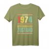 49. Geburtstag T-Shirt für Jahrgang 1974 - Lustiges Geschenk mit Spruch 'Oldtimer 1974 Guter Gebraucht' für Sie und Ihn