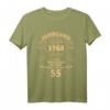 55. Geburtstag Geschenk für Mann – Mythos, Legende & Jahrgang 1968 T-Shirt für Vintage-Party & legendäres Alter