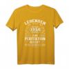 Legenden 1956 Geboren Geschenk - Geburtstags T-Shirt für Männer & Frauen mit Jahrgang 1956, Lustiges Geburtstagsgeschenk