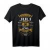 Lustiges T-Shirt zum 60. Geburtstag Jahrgang 1961 Juli - Vintage Design für Männer und Frauen, perfekt als Geschenk für Familie, Freunde & Kollegen