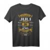 Lustiges T-Shirt zum 60. Geburtstag Jahrgang 1961 Juli - Vintage Design für Männer und Frauen, perfekt als Geschenk für Familie, Freunde & Kollegen