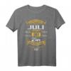 Lustiges T-Shirt zum 60. Geburtstag Jahrgang 1961 Juli - Vintage Design für Männer und Frauen, perfekt als Geschenk für Familie, Freunde & Kollegen