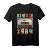 1984 Geschenk T-Shirt - Retro Vintage Geburtstag für 84er Jahrgang, ideal für Jubilare und Nostalgie-Liebhaber