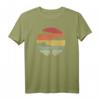 Vintage Yoga T-Shirt mit Jahrgang Meditation - Retro Achtsamkeit Geschenk für Männer und Frauen