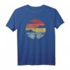Vintage Yoga T-Shirt mit Jahrgang Meditation - Retro Achtsamkeit Geschenk für Männer und Frauen