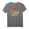 Vintage Yoga T-Shirt mit Jahrgang Meditation - Retro Achtsamkeit Geschenk für Männer und Frauen