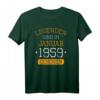 Legenden Sind Im Januar 1959 Geboren T-Shirt - Witziges Vintage Geburtstagsgeschenk für Damen und Herren, Jubiläumsoutfit für Party & Alltag