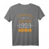 Legenden Sind Im Januar 1959 Geboren T-Shirt - Witziges Vintage Geburtstagsgeschenk für Damen und Herren, Jubiläumsoutfit für Party & Alltag