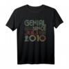 Geniales 9. Geburtstag T-Shirt seit Juli 2010 - Legendäres Geburtstagsgeschenk für Jungen & Mädchen, Vintage Stil