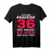 Lustiges 36. Geburtstag T-Shirt - Knackige 36, 1986 Geschenk für Mutter oder Frau mit Humor