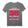 Lustiges 36. Geburtstag T-Shirt - Knackige 36, 1986 Geschenk für Mutter oder Frau mit Humor