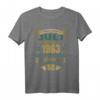 Lustiges 58. Geburtstag T-Shirt Jahrgang 1963 Juli – Vintage Geschenkidee für Männer und Frauen, Familienmitglieder, Opa, Oma, Papa, Mama, Freunde & Kollegen
