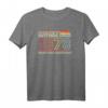 1978 Shirt. Geburtstag Jahrgang T-Shirt. Retro Vintage Tee – Perfektes Geburtstagsgeschenk für Männer und Frauen