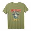 Awesome Since 1981 Geburtstagsgeschenk für 39-Jährige – Vintage Heavy-Metal T-Shirt für Rocker und Metal-Fans