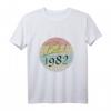 HapOwl T-Shirt für Mann und Frau - Jahrgang 1982 Vintage Oldschool Retro Geschenk & Party-Deko zum HapOwl