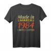Lustiges 36. Geburtstag T-Shirt - Jahrgang 1984 März Vintage Geschenk für Männer und Frauen, Familienmitglieder & Freunde