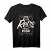 Jahrgang 1950 Geburtstag Geschenk Retro T-Shirt - Lustiges Geburtstagsgeschenk für Männer und Frauen mit Humor