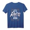Jahrgang 1950 Geburtstag Geschenk Retro T-Shirt - Lustiges Geburtstagsgeschenk für Männer und Frauen mit Humor