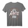 Jahrgang 1950 Geburtstag Geschenk Retro T-Shirt - Lustiges Geburtstagsgeschenk für Männer und Frauen mit Humor