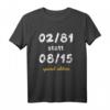 Geburtstag Februar 1981 Jahrgang 42. Geburtstag Geschenk T-Shirt - Retro-Design, limitierte Edition für den besonderen Anlass