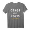 Geburtstag Februar 1981 Jahrgang 42. Geburtstag Geschenk T-Shirt - Retro-Design, limitierte Edition für den besonderen Anlass