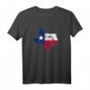 Cooles Texas Flaggen T-Shirt - Vintage amerikanische Flagge & Texanische Staatskarte für Damen & Herren, perfektes Weihnachtsgeschenk
