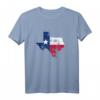 Cooles Texas Flaggen T-Shirt - Vintage amerikanische Flagge & Texanische Staatskarte für Damen & Herren, perfektes Weihnachtsgeschenk