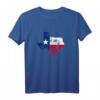 Cooles Texas Flaggen T-Shirt - Vintage amerikanische Flagge & Texanische Staatskarte für Damen & Herren, perfektes Weihnachtsgeschenk
