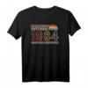 1984 Shirt. Geburtstag Jahrgang T-Shirt - Retro Vintage Tee für Männer und Frauen als perfektes Geburtstagsgeschenk
